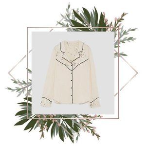 𝙇𝘼𝙎𝙏 𝘾𝙃𝘼𝙉𝘾𝙀! ZARA | Pajama Blouse Shirt